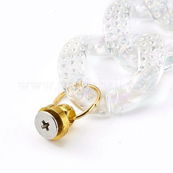 Transparent Acrylic Phone Case Chain&nbsp;HJEW-JM00438