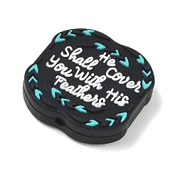 Inspirational Silicone Beads&nbsp;SL-CBAF318-C01