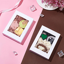 Rectangle Foldable Creative Cardboard Box&nbsp;CON-WH0086-18