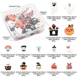 14 Styles Halloween Theme Luminous Resin Decoden Cabochons&nbsp;CRES-FS0001-29