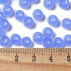 Imitation Jade Glass Seed Beads&nbsp;SEED-E001-J3x6mm-01