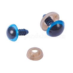 クラフト用品プラスチック人形の目パーツ  ぬいぐるみの目  ゴールド  8mm&nbsp;DIY-WH0015-8mm-A02