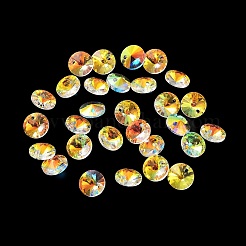 Electroplate Transparent Glass Beads&nbsp;EGLA-Z002-AB11