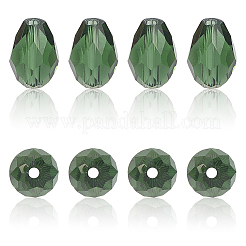 325Pcs Transparent Glass Beads Strands&nbsp;EGLA-PA0001-04A