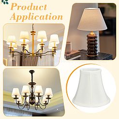 Iron & Cloth Lamp Shade&nbsp;AJEW-WH0816-391A