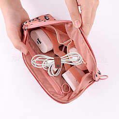 20Pcs 5 Colors Imitation Leather Cable Keepers&nbsp;AJEW-GF0006-41