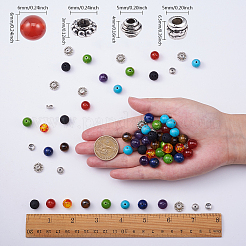 DIY Chakra Bracelet Making&nbsp;DIY-SC0009-48AS