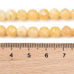 Natural Yellow Jade Beads Strands&nbsp;GG-CBA702E-A01