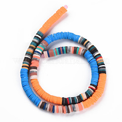 Handmade Polymer Clay Bead Strands&nbsp;CLAY-S096-030A