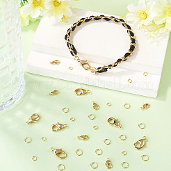 16Pcs 2 Styles Brass Lobster Claw Clasps&nbsp;KK-TA0009-17