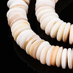 Natural Freshwater Shell Beads Strands&nbsp;SSHEL-T017-02