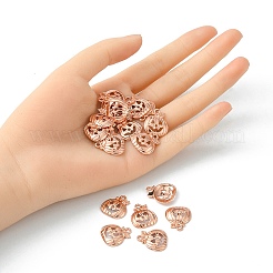 20Pcs Halloween Pumpkin Jack-O'-Lantern Alloy Pendants&nbsp;TIBEP-YW0001-43RG