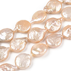Natural Keshi Pearl Beads Strands&nbsp;PEAR-S018-02B-1