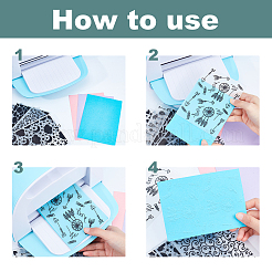 Plastic Embossing Folders&nbsp;DIY-WH0186-61