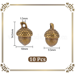 10Pcs Tibetan Style Alloy Pendants&nbsp;FIND-UN0003-15