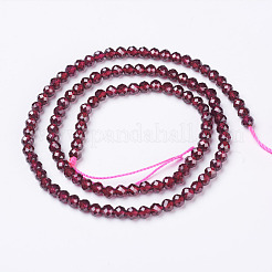 Natural Garnet Beads Strands&nbsp;X-G-D167-A-3mm