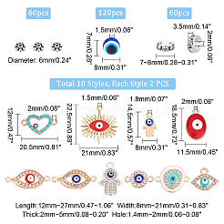 Evil Eye Jewelry Making Finding Kit&nbsp;DIY-PH0008-36