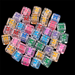 50Pcs Acrylic European Beads&nbsp;MACR-TADJ0001-13M