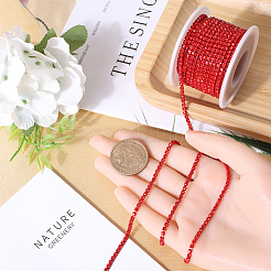 1 Roll Electrophoresis Iron Rhinestone Strass Chains&nbsp;CHC-GF0001-06F
