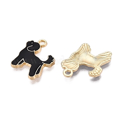 Alloy Enamel Pendants&nbsp;FIND-WH0036-61G-02