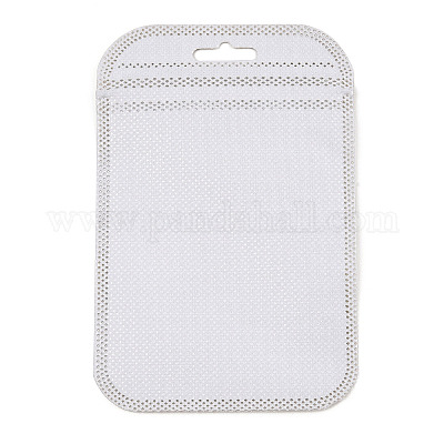 半透明のプラスチック製再封可能な包装袋  長方形  ゴールド  13x8.5x0.03cm&nbsp;OPP-Q006-03G-1