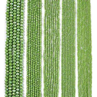 Electroplate Glass Beads Strands&nbsp;EGLA-A044-P2mm-B30-1