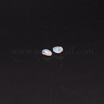 ガラスチャーム  ティアドロップ  カラフル  8.5x6x4.5mm  穴：0.8mm&nbsp;GLAA-CJC0008-04A-1