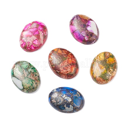 Regalite/Imperial Jasper/Sea Sediment Jasper Cabochons G-E464-42M-A-1