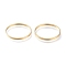Brass Linking Rings, Nickel Free, Long-Lasting Plated, Ring, Real 14K Gold Plated, 24.7x2mm, Inner Diameter: 23.5mm