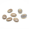 Natural Grey Agate Gemstone Cabochons, Oval, 25x18x7mm