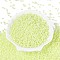 8/0 Glass Seed Beads, Ceylon, Round, Green Yellow, 3mm, Hole: 1mm, about 2222pcs/100g