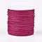 Nylon Braided Threads, Chinese Knotting Cords for Jewelry Making Macrame Craft, Cerise, 0.8mm, about 49.21 yards(45m)/roll