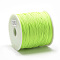 Polyester Threads, Chinese Knotting Cord, Lawn Green, 0.8mm, about 131.23~142.16 yards(120~130m)/roll