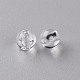 透明なアクリルビーズ  ラウンド  透明  8x7mm  穴：2mm  約1745個/500g&nbsp;MACR-S370-A8mm-205-2