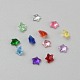 ガラスカボション  ミックスカラー  スター  3x4x2.5mm&nbsp;GLAA-WH0080-02D-1