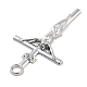 Cross Alloy Rhinestone Pendants&nbsp;FIND-U006-15P-01-2