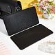 フェルトインサートバッグボトム  クッションパッド  長方形  ブラック  35x18x0.45cm&nbsp;DIY-WH0308-167C-04-5
