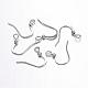Brass Platinum French Earring Hooks&nbsp;X-KK-Q365-P-NF-1