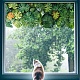 ポリ塩化ビニールの窓の静的なステッカー  長方形  窓の装飾用  葉  380x1160mm&nbsp;AJEW-WH0385-0055-6