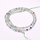 Natural Fluorite Beads Strands&nbsp;G-F509-38-3mm-3
