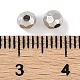 CCBプラスチックビーズ  ラウンド  多面カット  4x3.5mm  穴：1.4mm&nbsp;ALUM-U001-01B-01-3