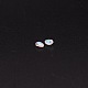 ガラスチャーム  ティアドロップ  カラフル  8.5x6x4.5mm  穴：0.8mm&nbsp;GLAA-CJC0008-04A-2
