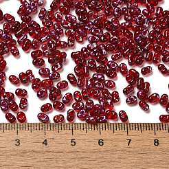 Spray Painted Glass Seed Beads&nbsp;SEED-F005-11A-01