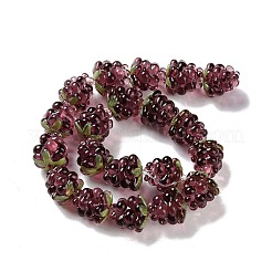 Handmade Lampwork Beads Strands&nbsp;LAMP-Q036-05D
