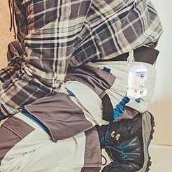 玉虫色のPVCプラスチックダブルゴルフボール収納袋  携帯用ゴルフボールケース  クラスプ付  ゴルフ用 スポーツツールアクセサリー  ゴルファーへのプレゼント  カラフル  115mm&nbsp;AJEW-WH0329-40