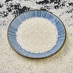 MIYUKIデリカビーズ小  シリンダー  日本製シードビーズ  15/0  （dbs0203)クリームセイロン  1.1x1.3mm  穴：0.7mm  約175000個/袋  50 G /袋&nbsp;SEED-X0054-DBS0203