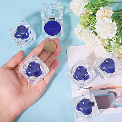 Square Plastic Ring Storage Boxes with EVA Inside&nbsp;AJEW-WH0472-43B