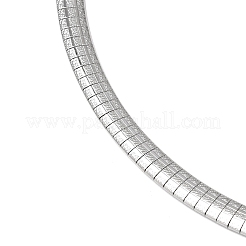 6MM 304 Stainless Steel Flat Snake Chain Necklaces&nbsp;MAK-Z004-02P
