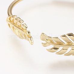 Brass Cuff Bangle&nbsp;X-BJEW-P168-A14