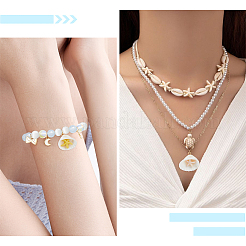 32Pcs Summer Beach Natural Shell Pendants&nbsp;FIND-SC0012-34